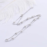 925 Sterling Silver Tiny Shell Pearl Necklaces Box Chain Pendants