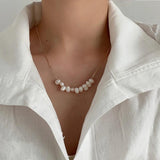Baroque Real Pearl Choker Necklace for Women Gift