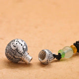 Retro Gourd Pendant Necklace Silver Jewelry Couple Pendant