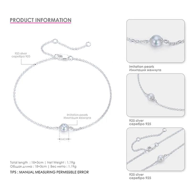 925 Necklaces Pendants for Women Pearls Necklace Fine Jewelry