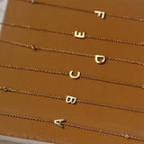 Initial Alphabet Necklace 925 Sterling Silver A-Z 26 Letters Chain