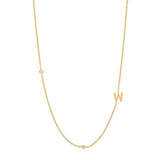 Initial Alphabet Necklace 925 Sterling Silver A-Z 26 Letters Chain
