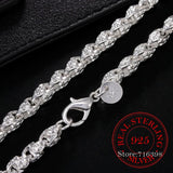 925 Sterling Silver 5mm Chain Necklace for Men