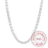 925 Sterling Silver 5mm Chain Necklace for Men