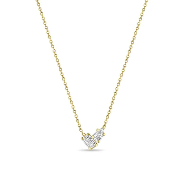 925 Silver Zircon Pendant Necklace for Women
