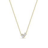 925 Silver Zircon Pendant Necklace for Women