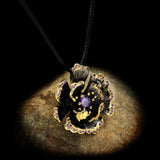 Lady Flower Zircon Pendant Necklace 925 Silver Sweater Chain