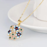 Flower Earrings 925 Silver Enamel Jewelry Women's Earring