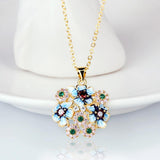 Flower Earrings 925 Silver Enamel Jewelry Women's Earring