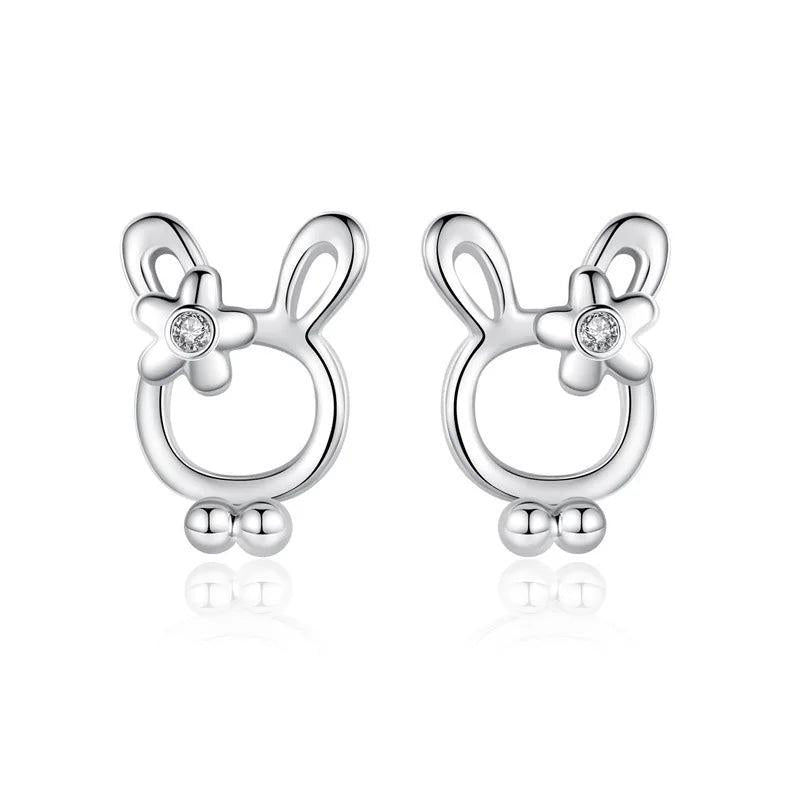 Trustdavis 925 Silver Sweet Rabbit Pendant Necklace for Daughter