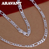 925 Sterling Silver 6mm Chain Necklace Men Women