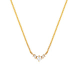 S925 Rainbow Zircon Pendant Necklace for Women