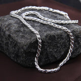 925 Silver 4mm Snake Chain Necklace 20 Inches