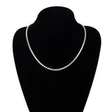 925 Silver 4mm Snake Chain Necklace 20 Inches