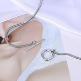 925 Silver Snake Chain Necklace for Women Jewelry