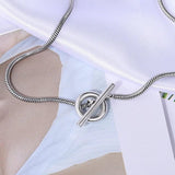 925 Silver Snake Chain Necklace for Women Jewelry