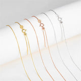925 Silver Adjustable Cross Chain Necklace For Women