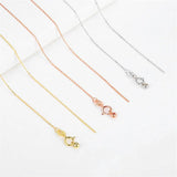 925 Silver Adjustable Cross Chain Necklace For Women
