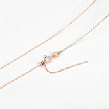 925 Silver Adjustable Cross Chain Necklace For Women