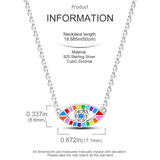 Silver Two-Tone Multi-Ring O Pendant Necklace DIY Women Jewelry