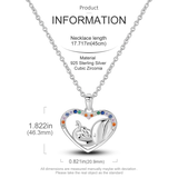 Silver Two-Tone Multi-Ring O Pendant Necklace DIY Women Jewelry