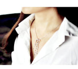 925 Silver Stars Zircon Necklace Pendant