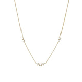 925 Silver Clear Zircon Inlaid Pendant Necklace for Women