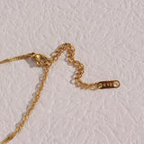 Y2K Heart Angle Pendant Necklace Women