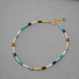 Winter Stone Necklace Collar All-match Jewelry For Men Women