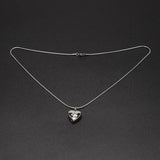 Pet Ashes Heart Urn Necklace Keepsake Jewelry