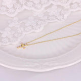 925 Sterling Silver Pink Zirconia Pendant Necklace For Women