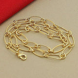 925 Silver Chains Necklaces For Women Jewelry Accessories