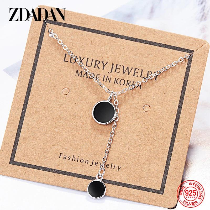 925 Silver Round Necklace Chain Wedding Jewelry