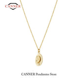 Moon Pendant Women's Neck Chain Sterling Silver 925 Jewelry Collar