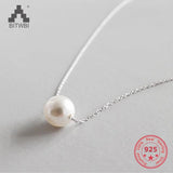 S925 Silver Shell Pearl Necklace Pendant for Women