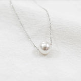 S925 Silver Shell Pearl Necklace Pendant for Women