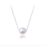 S925 Silver Shell Pearl Necklace Pendant for Women