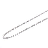 925 Sterling Silver Box Chain Adjustable Necklace Choker 18in