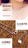 925 Silver Star Double Deck Necklaces & Pendants - Women Lady Gift
