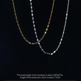 925 Silver Classic Chain Necklace for Women Statement Charms Choker