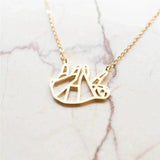 925 Silver Star Pendant Necklace Abstract Dinosaur Bee Charm Choker