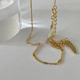 SHANICE Sterling Silver Sequined Pendant Necklace for Women