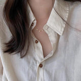 SHANICE Sterling Silver Sequined Pendant Necklace for Women