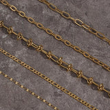 Stackable Stainless Steel Chain Necklaces Big Knot Cuban Chain Punk Choker