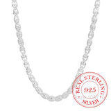 925 Sterling Silver 20/24 Inch Faucet Chain Necklace - Men's Jewelry