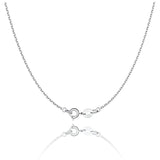 925 Silver Chain Necklace for Women 16-24 Inches Slim Choker Jewelry