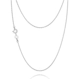 925 Silver Chain Necklace for Women 16-24 Inches Slim Choker Jewelry