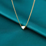 925 Sterling Silver Heart Pendant Necklace