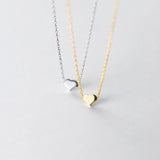 925 Sterling Silver Heart Pendant Necklace
