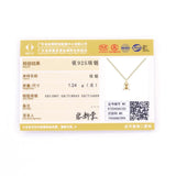 925 Sterling Silver Bee Pendant Necklace for Women